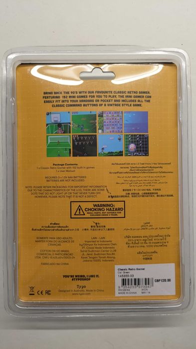 TYPO Classic Retro Gamer приставка Міні ретро ігрова консоль 152 гри
