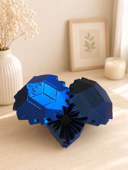 Kinetic Fidget Puzzle 3D – obracana łamigłówka | Druk 3D