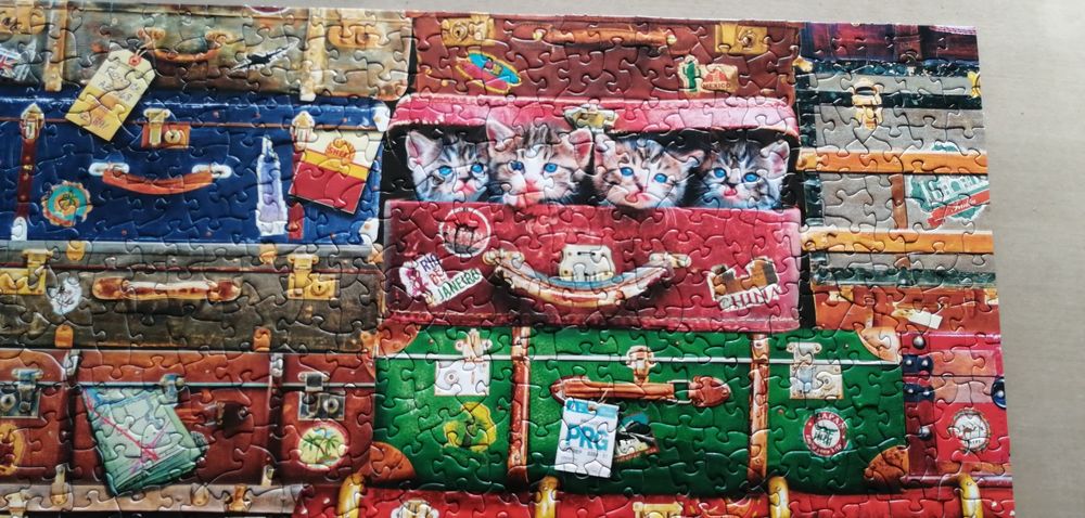 Puzzle Eurographics Walizki świata 1000 kompletne