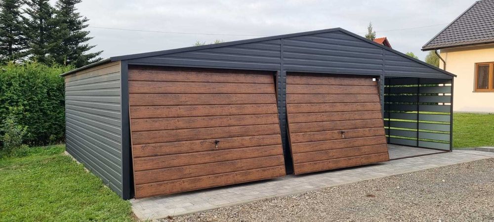 Garaż blaszany PREMIUM 9x6m*profil ocynkowany*KUJAWSKO POMORSKIE *