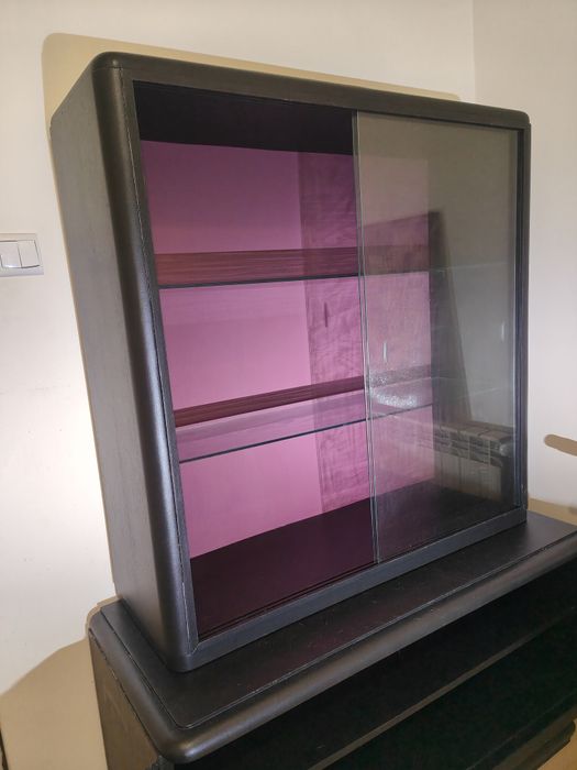 Witryna z komodą z lat 60