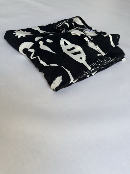 Camisa Zara com Padrão Preto e Branco