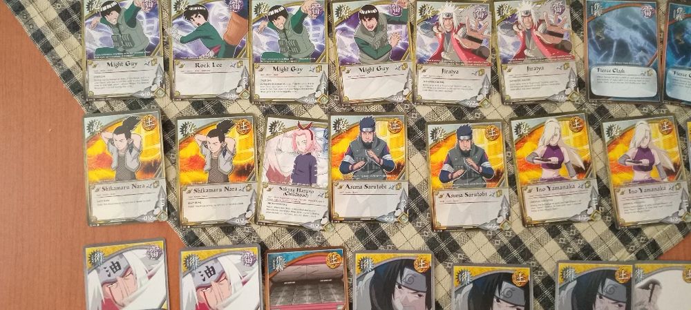 Cartas naruto originais