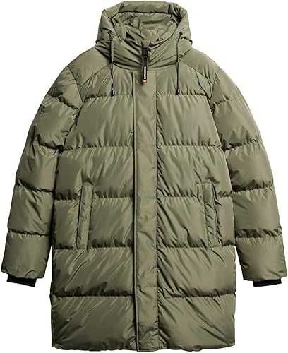 Зимова чоловіча куртка Superdry Sports Puffer Mid Jacket  Olive