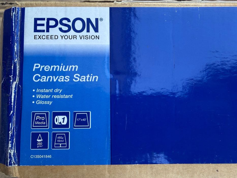 EPSON Premium Canvas Satin - papier fotograficzny rolka 432mm x 12,2m / 17''x40' 350g/m2