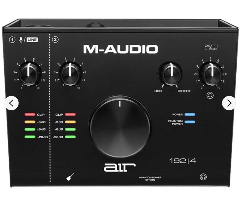 Аудіоінтерфейс M-Audio AIR 192|4 Vocal Studio Pro Recording Black