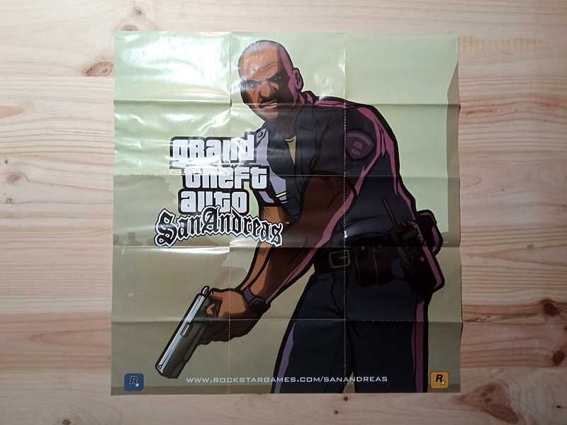 Caixa e Manuais Grand Theft Auto San Andreas - PC