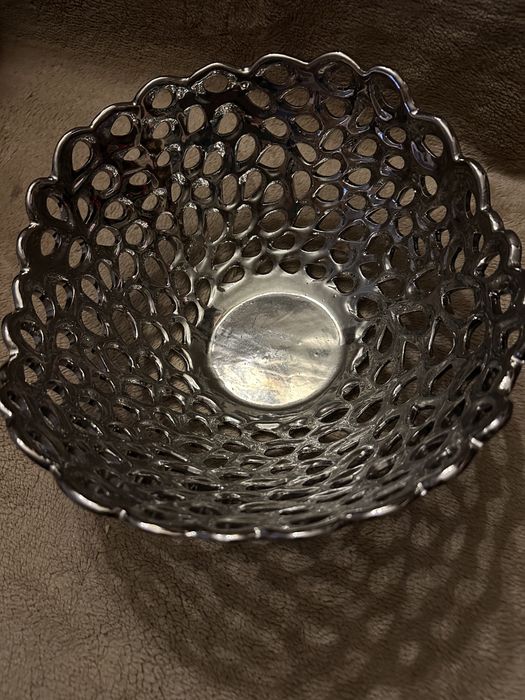 Ażurowa srebrna miska #polecam!
