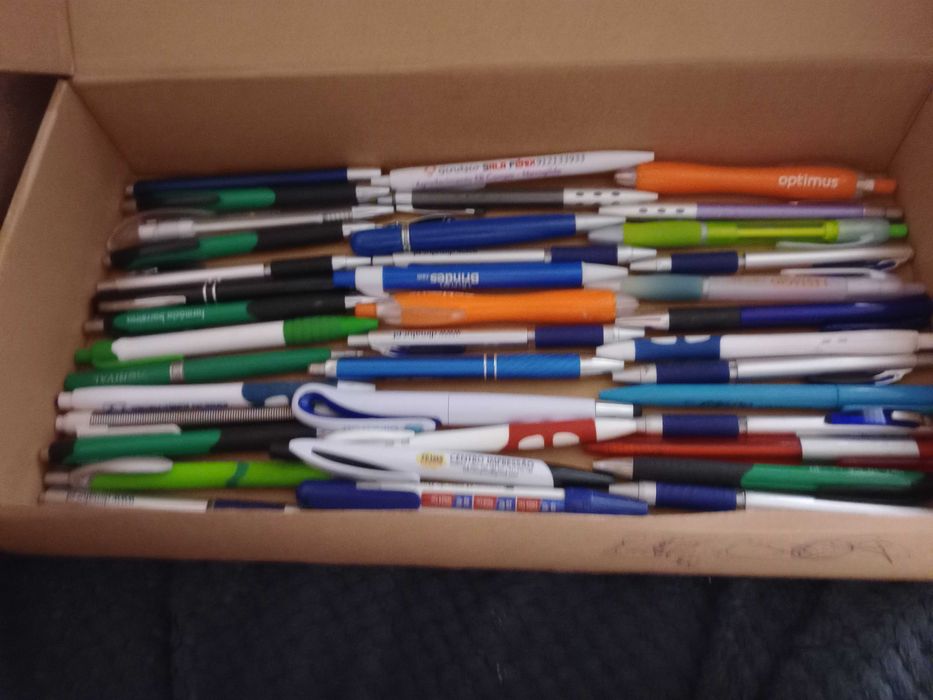 Lote esferográficas de coleção - total 200 Unidades