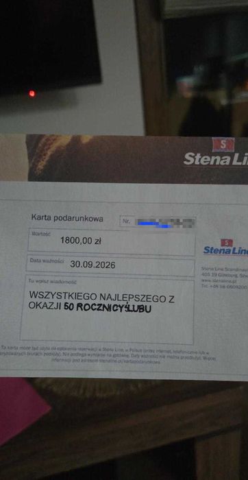 Bon podarunkowy