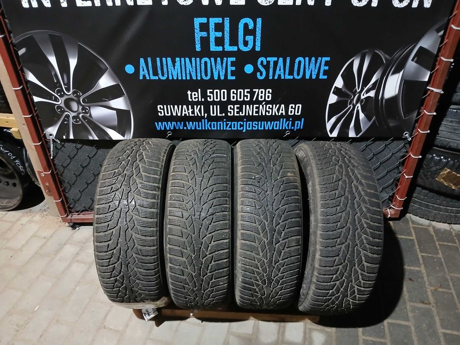 4x używane opony zimowe 215/60 R16 Nokian 2021r Gwarancja Montaż