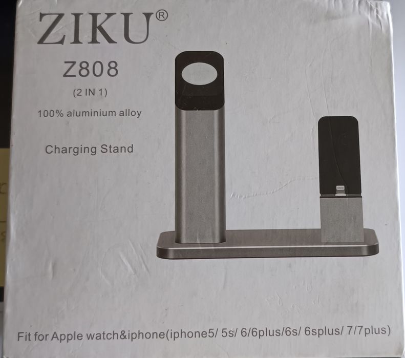 Suporte de carregamento Ziku para iPhone do 5 ao 14, como novo
