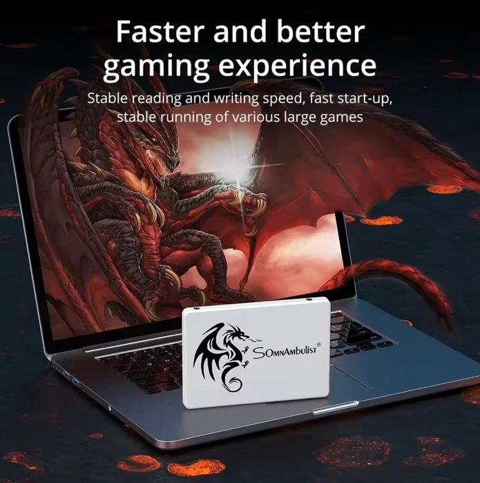 SSD диск 64gb SomnAmbulist SATA lll 2.5'' 3D-NAND