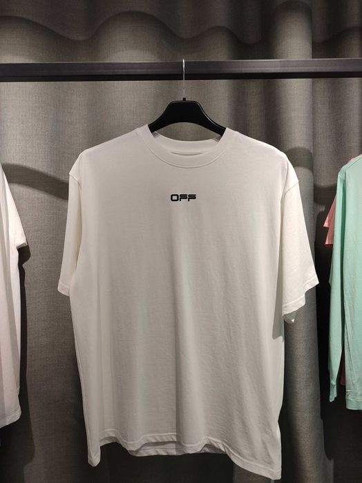 Футболка OFF-WHITE CARAVAGGIO Square Tee Shirt White