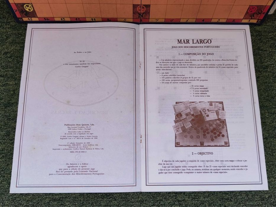 Jogo Tabuleiro Jogo dos Descobrimentos - Mar Largo