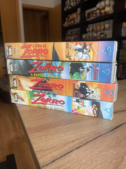 Conjunto vhs kaiketsu Zorro