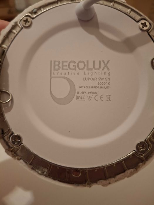 Projetor / Luminária LED Redondo Begolux Lupo/R 6000K