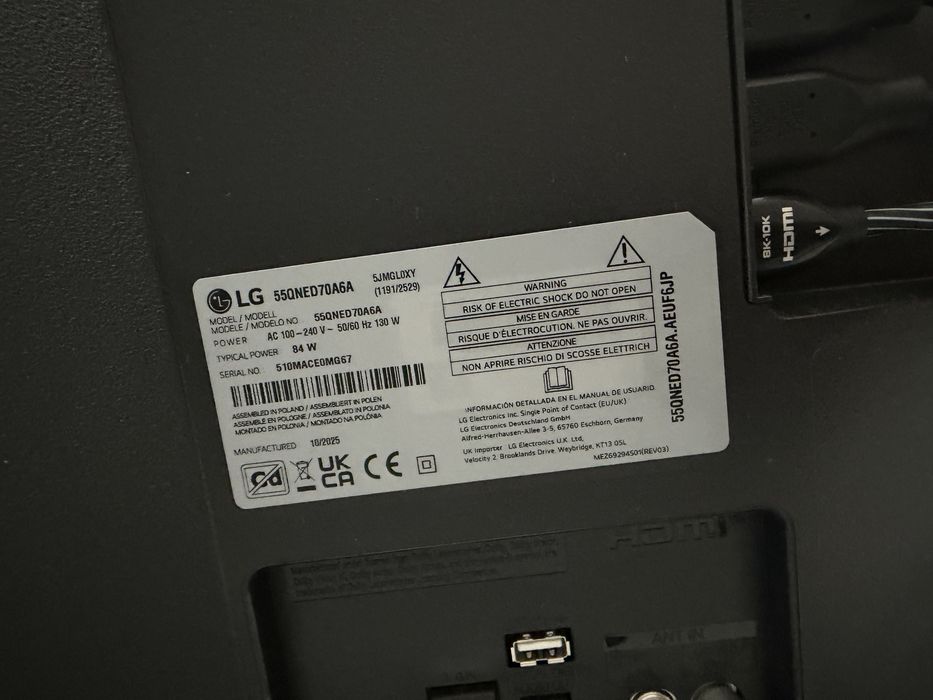 Tv Lg Qned 55 polegadas