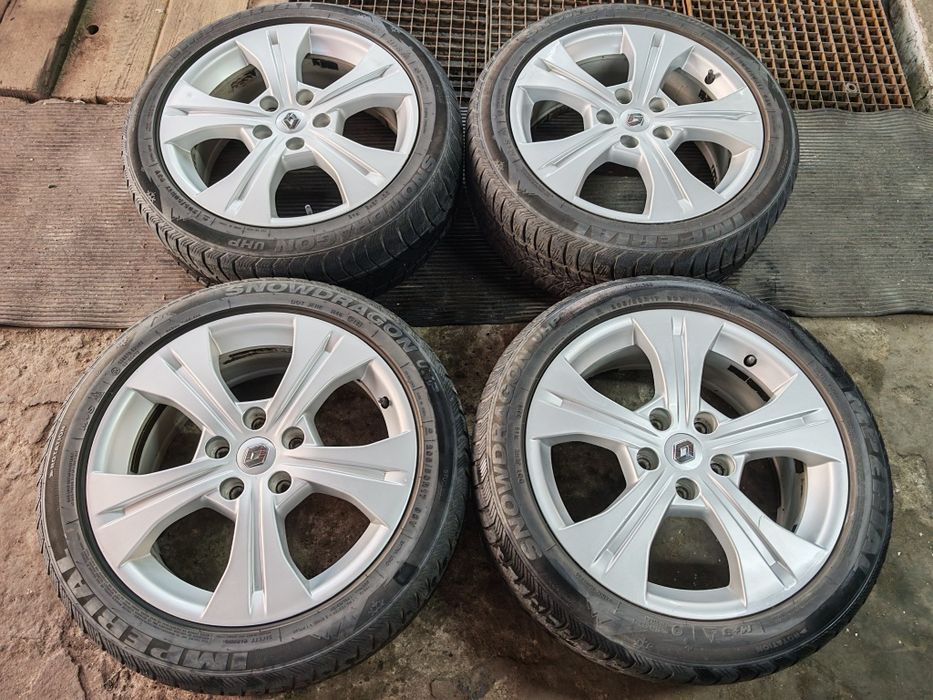 Oryg. felgi/koła 17" Renault Megane III IV Koleos Captur Clio RS Kadjar Arkana, Megane Sport  Scenic Talisman, Latitude Laguna III GT + śruby