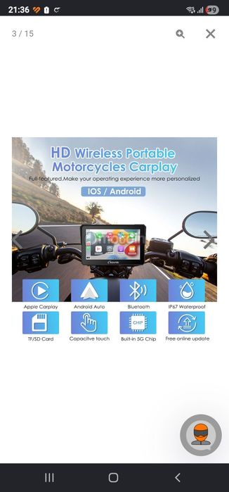 Carpuride 702 /car play para moto