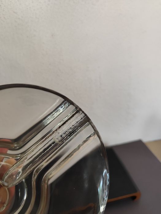 Walther glass wazon na jeden kwiatek vintage retro prl