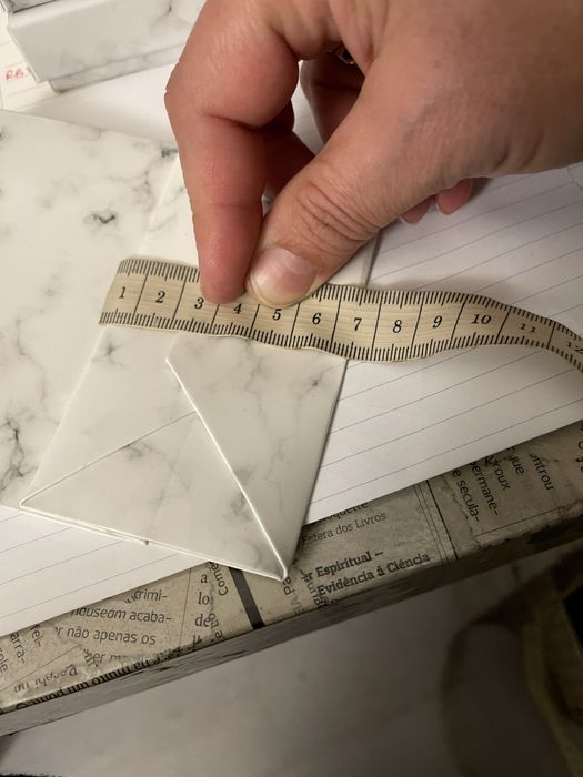 10 Conjuntos de caixas marmore com sacos