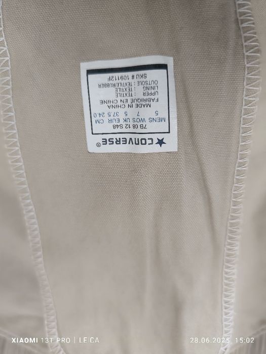 Converse knee hight tweed gray xxhi custome 37,5