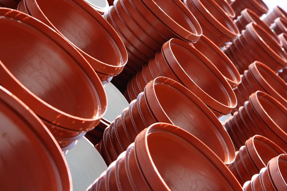 Гофрированная труба для ливневой канализации. ПВХ. Дренаж. Колодцы