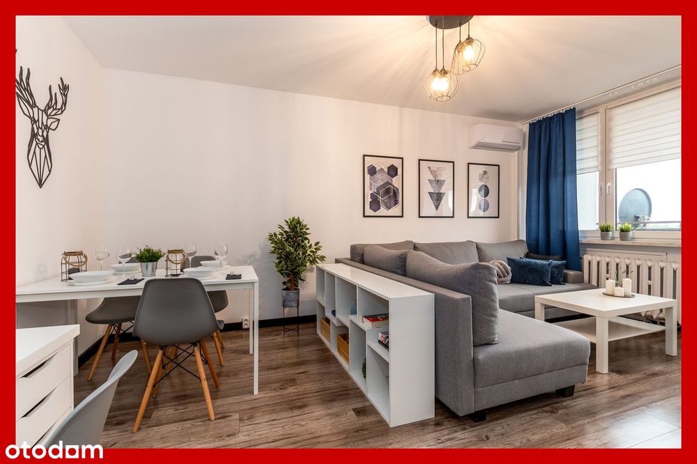 2 pokoje z widokiem | balkon | klimatyzacja | pełne wyposażenie