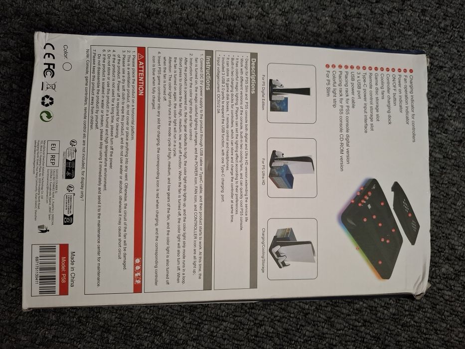 Ps5 fat podstawka stand pionowy wertykalny