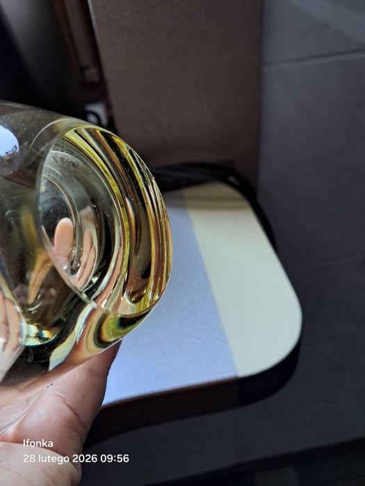 Wazon szklany Miroslav Klinger  Żelezny Brod sygnowany la