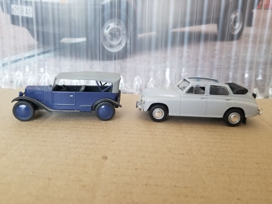 Машинки ЗИС, ГАЗ, Москвич, НАМИ автолегенды СССР 1:43