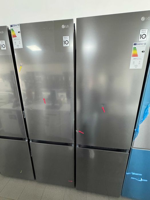 OUTLET Lodówka LG GBV7280DPY Pełny No Frost 203cm inox - Gwarancja -