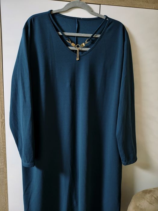 Prosta elegancja sukienka w dużym rozmiarze Plus Size 50/54
