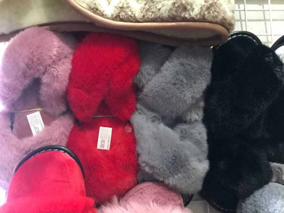 Жіночі тапочки хутро штучне Женские меховые тапочки 36 - 41