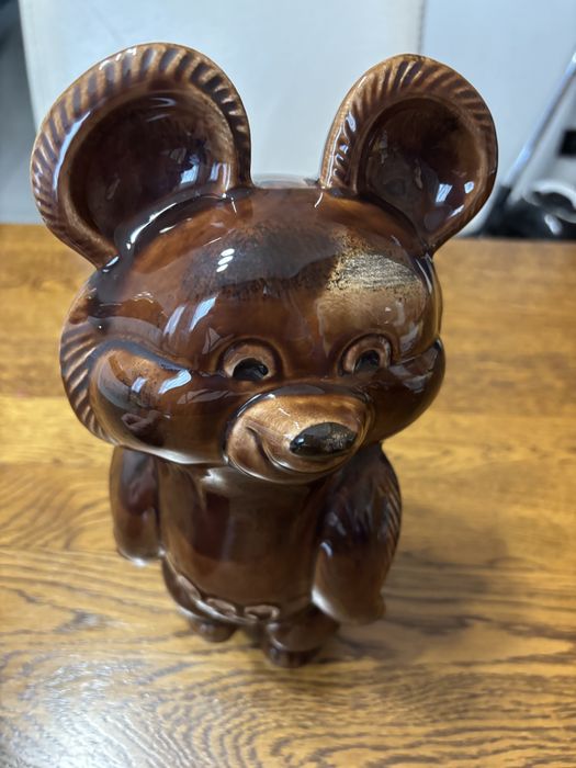 Miś Misza figurka ceramiczna Olimpiada Moskwa 1980 ZSRR
