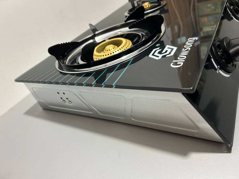 Газовая плита BESSE, настольная 3 конфорки (стекло Таганок газовый опт