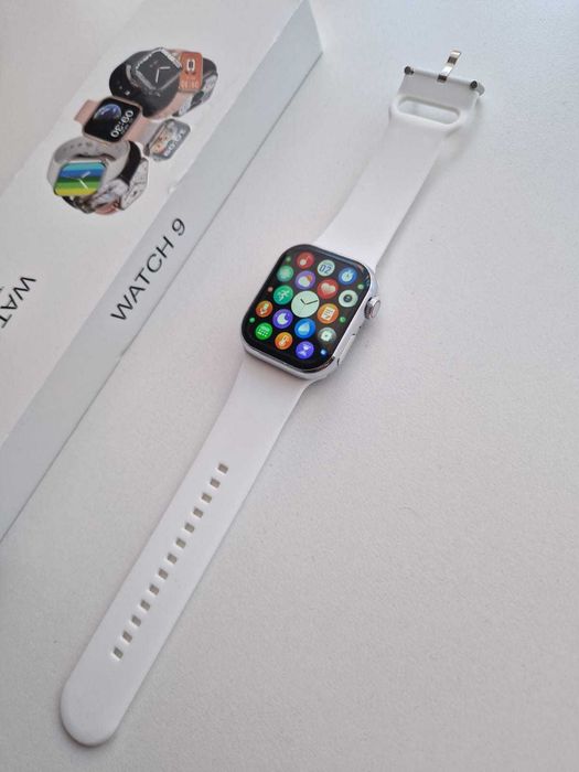 Smartwatch 9 biały nowy