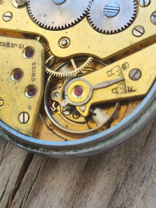 Relógio de Bolso Omega 38.5LT1 44 mm - a funcionar - artdeco