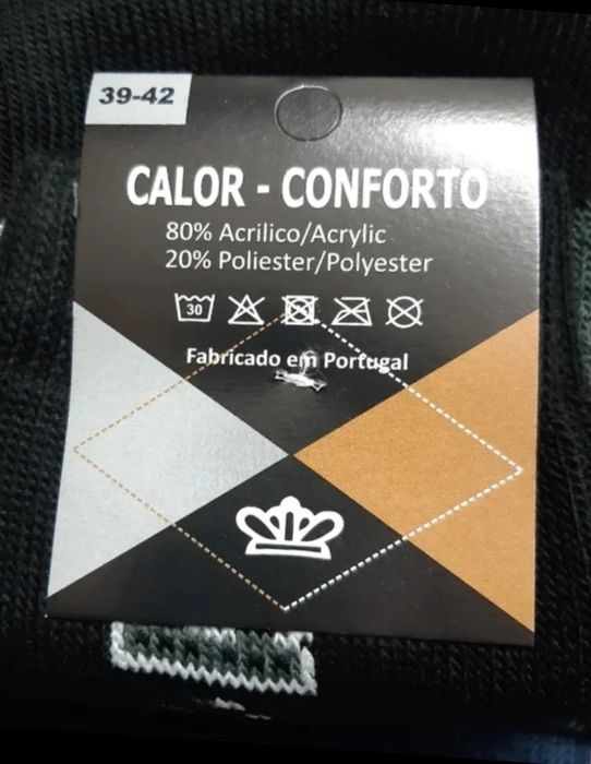 12 pares de meias para homem tamanho 39-42