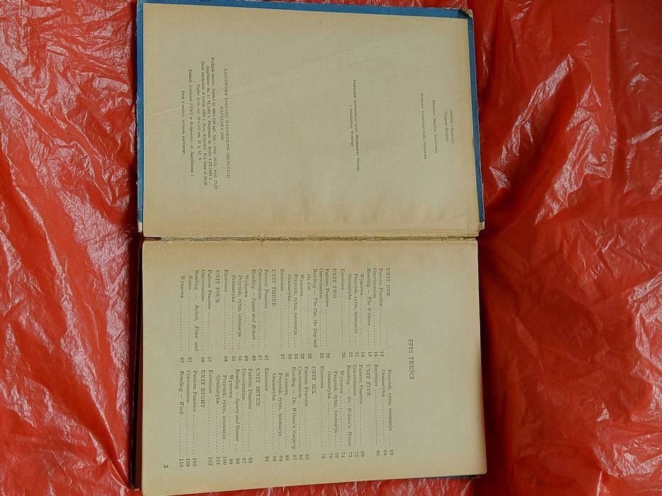 Książka We Learn English 1969rok