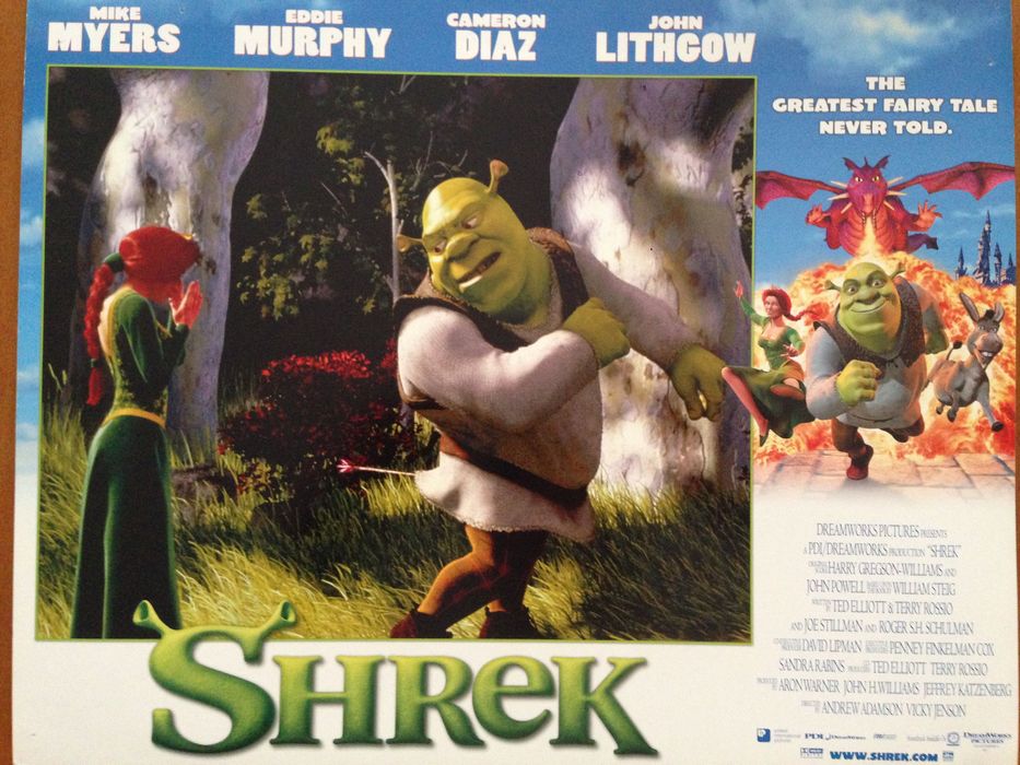 Shrek e Monstros e Companhia cartazes de filmes de cinema originais