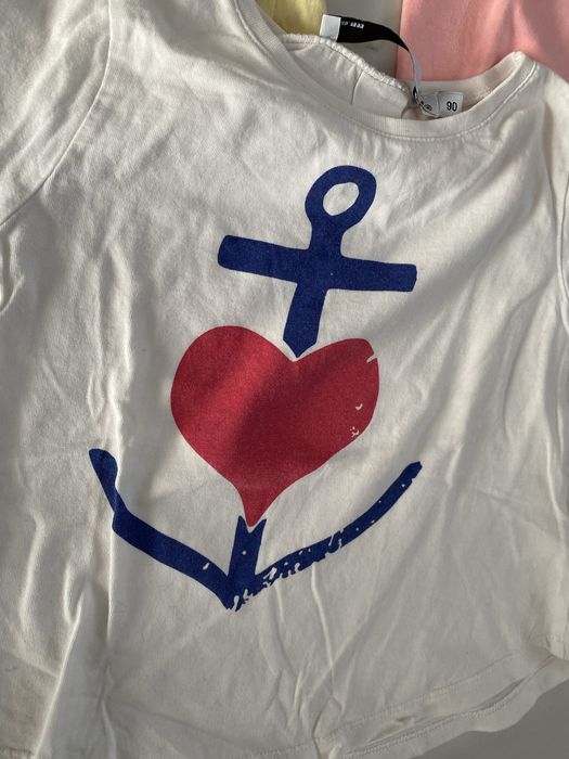 Zestaw 3 bluzek t-shirt 92 Lindex Next Lager157