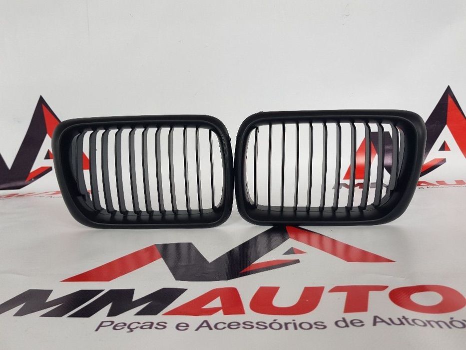 Grelhas Frontais BMW E36 Facelift Preto Matte