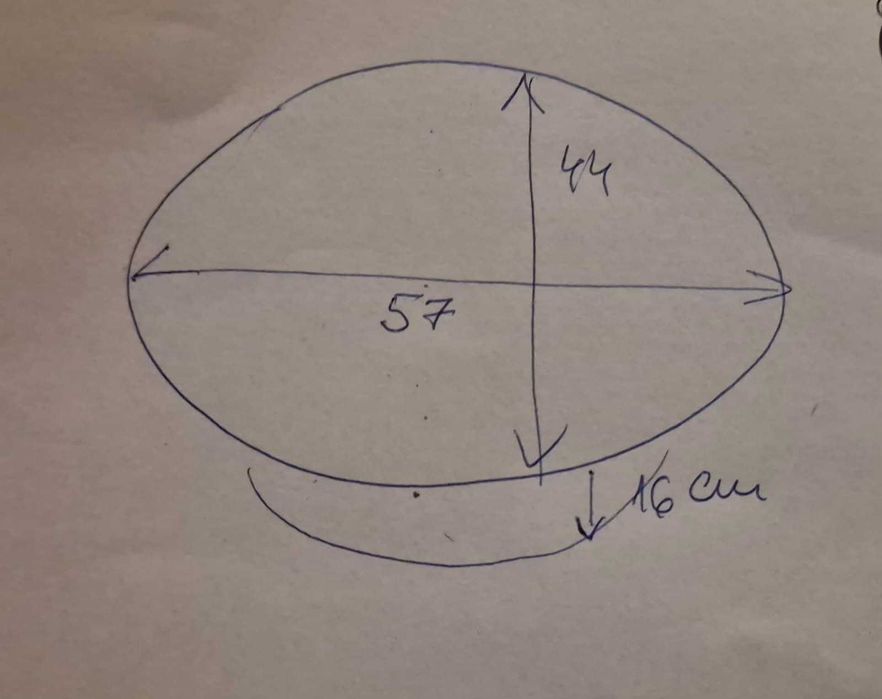 Satynowy owalny zlewozmywak