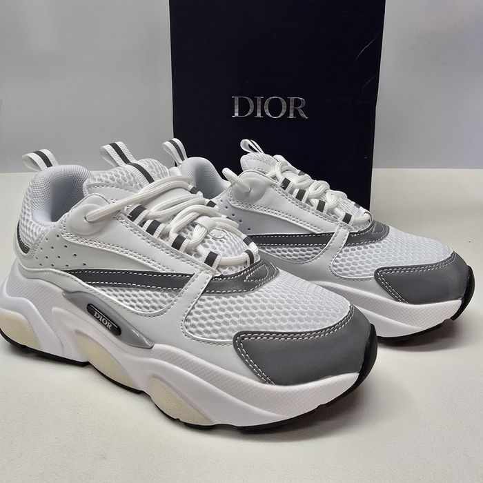 Buty sportowe inspirowane modelem CD B22 biało-srebrne rozm. 37