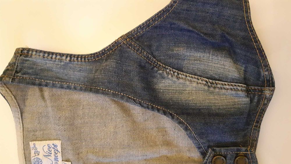 Kamizelka, gorset dżinsowy, rozmiar M