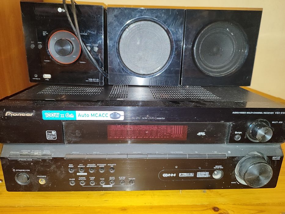 AV-ресивер Pioneer VSX-515, 6.1 канал, 100 Вт × 6, Auto MCACC