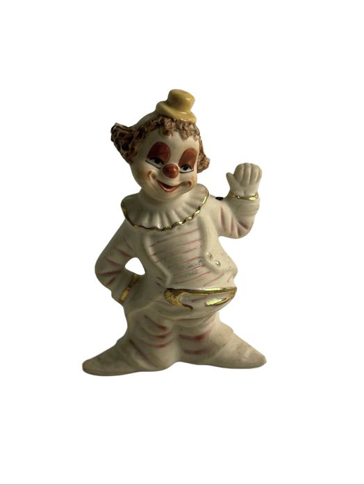 Palhaço em Cerâmica Vintage – Figura Decorativa