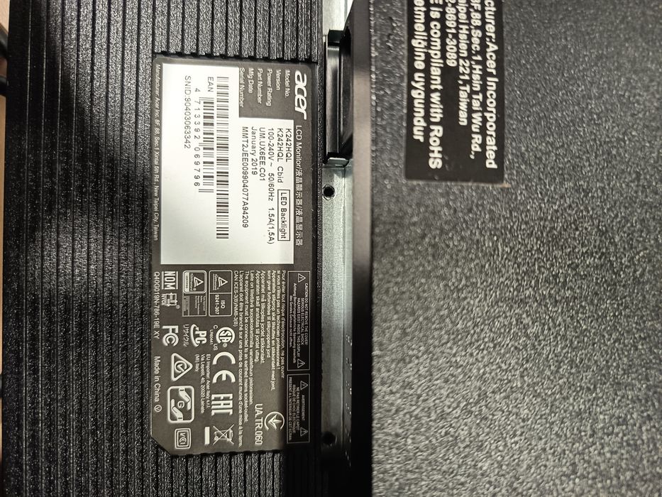 Monitor Acer K242HQL